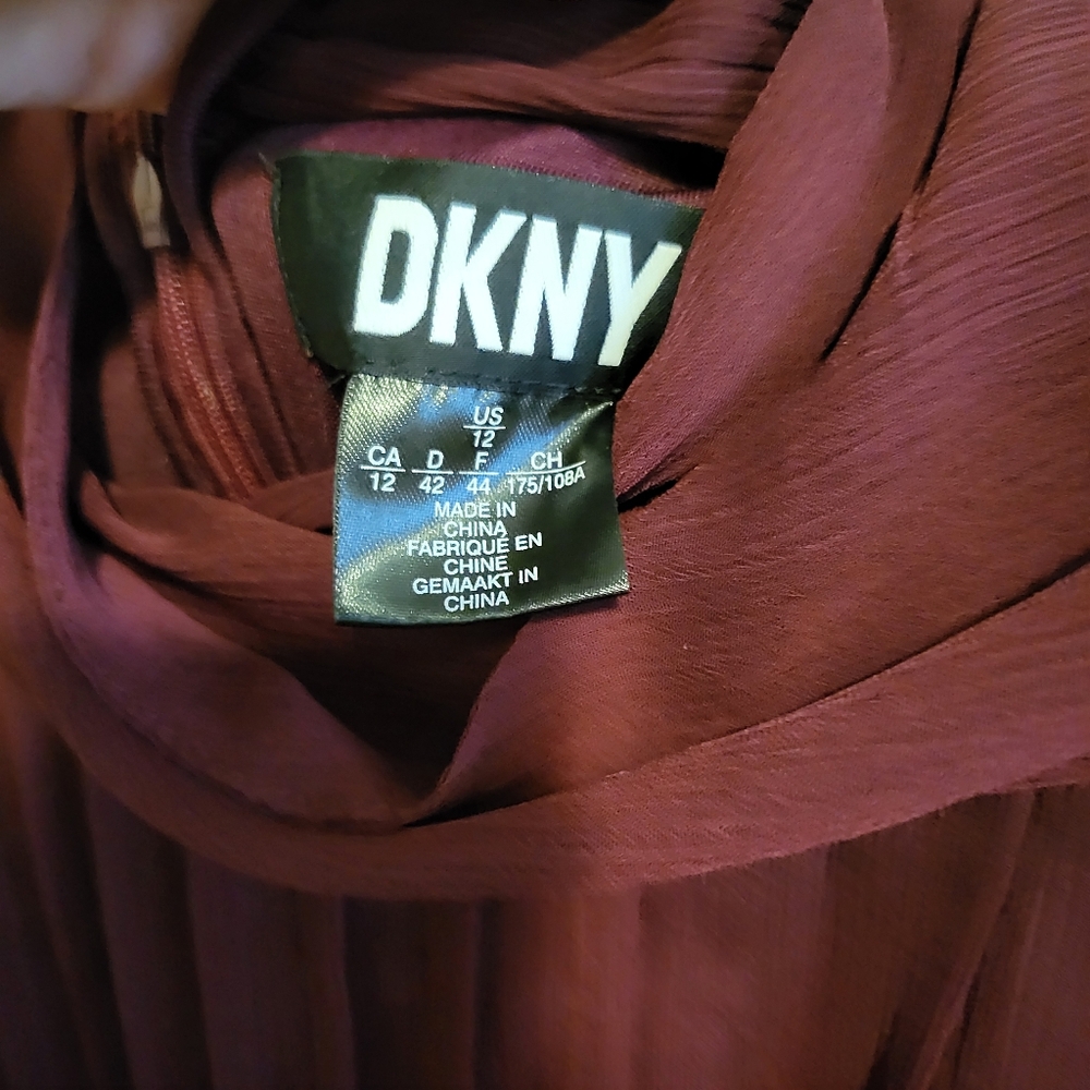 DKNY Rich Burgundy Dress - Picture 2 of 3